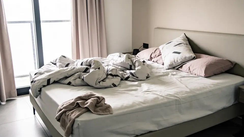 The room before cleaning